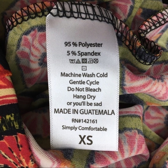 LULAROE Azure Skirt Knee Length Southwestern Windmill Flowy Stretchy Size XS NWT - Picture 11 of 13